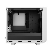 FRACTAL DESIGN skříň Meshify 2 Nano White TG Clear Tint, USB 3.1 Type-C, 2x USB 3.0, bez zdroje, miniITX