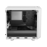 FRACTAL DESIGN skříň Meshify 2 Nano White TG Clear Tint, USB 3.1 Type-C, 2x USB 3.0, bez zdroje, miniITX