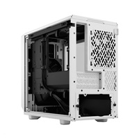 FRACTAL DESIGN skříň Meshify 2 Nano White TG Clear Tint, USB 3.1 Type-C, 2x USB 3.0, bez zdroje, miniITX