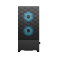 FRACTAL DESIGN skříň Pop Air RGB Cyan Core TG Clear Tint, 2x USB 3.0, bez zdroje, ATX