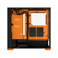 FRACTAL DESIGN skříň Pop Air RGB Orange Core TG Clear Tint, 2x USB 3.0, bez zdroje, ATX