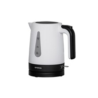 Orava VK-2015 rychlovarná konvice, 1200 W, 1.2 l, automatické vypnutí, bílá / černá