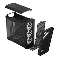 FRACTAL DESIGN skříň Torrent Black RGB TG Light Tint, 2x USB 3.0, bez zdroje, E-ATX