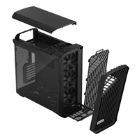 FRACTAL DESIGN skříň Torrent Black TG Light Tint, USB 3.1 Type-C, 2x USB 3.0, bez zdroje, E-ATX