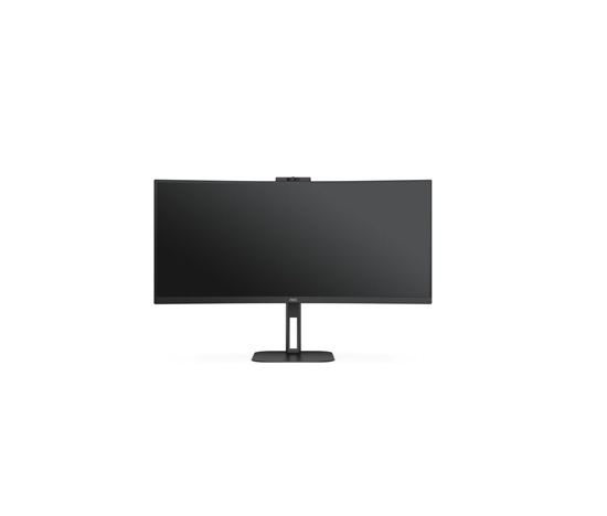 AOC MT VA LCD WLED 34" CU34V5CW/BK - VA panel, 3440x1440, HDMI, DP, USB, USB-C, nast. vyska, repro, webcam, zakriven