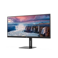 AOC MT VA LCD WLED 34" U34V5C/BK - VA panel, 3440x1440, HDMI, DP, USB, USB-C, nast vyska, repro