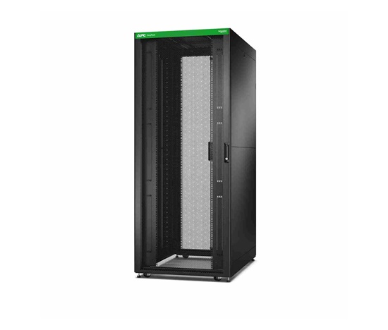 APC Easy Rack 800mm/42U/1200mm,with Roof, Side panel, castors, feet and 4 Brackets, No Bottom, black