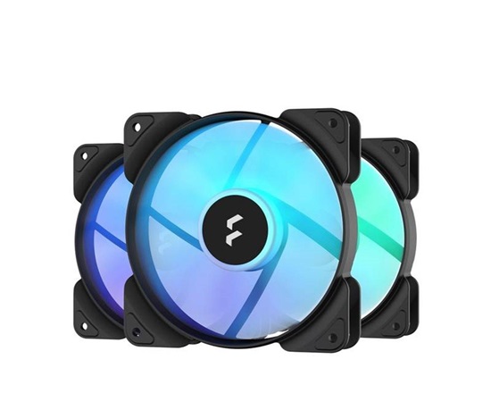 FRACTAL DESIGN ventilátor Aspect 12 RGB Black Frame 3-pack, 120mm