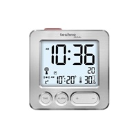 TechnoLine WT 265 digitální budík s teploměrem, stříbrný