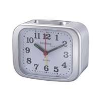 TechnoLine Modell XL analogový budík, stříbrný