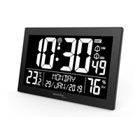 Hodiny TechnoLine WS 8017, černé