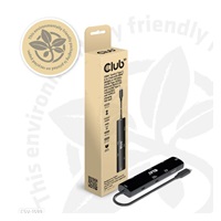 Club3D hub USB Gen3x2 Type-C (USB4), 6-in-1 s HDMI 8K60Hz/4K120Hz, 2xUSB, RJ45 a 2xUSB-C, 1xData, 1xPD - nabíjení 100W