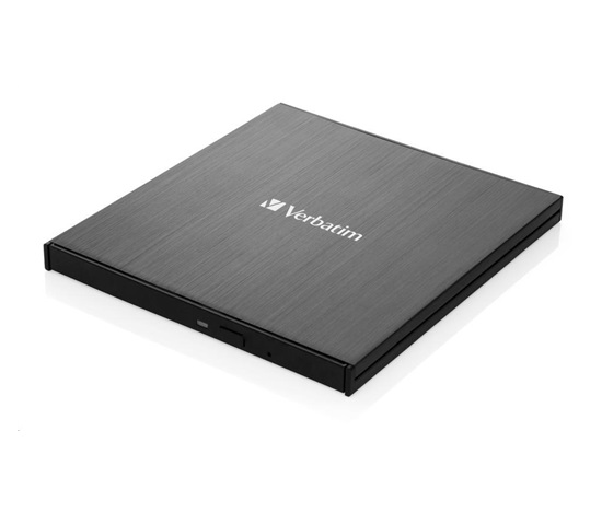 VERBATIM externí mechanika Slimline Blu-ray Writer (USB-C, USB 3.0)  Zdarma BR Disc 25GB (CD DVD BD + NERO