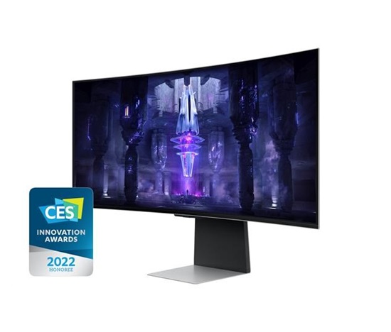 SAMSUNG MT LED LCD Gaming Smart Monitor 34" Odyssey G8 Neo - OLED QHD, prohnutý,1000R,240Hz, 0,1ms,BT,Wifi,Pivot