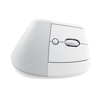 Logitech Lift Vertical Ergonomic Mouse for Business, Mac, off-white/pale grey