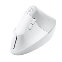 Logitech Lift Vertical Ergonomic Mouse for Business, Mac, off-white/pale grey