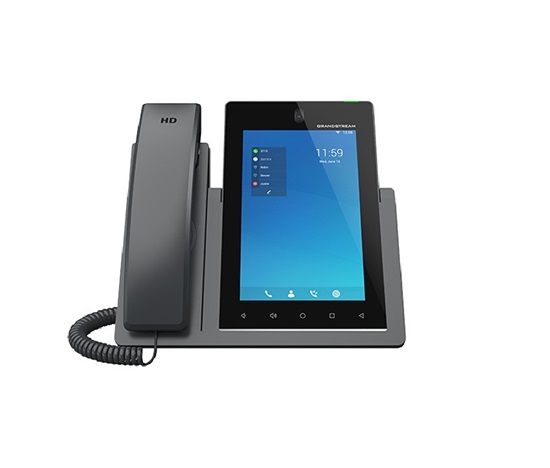 Grandstream GXV3380 [IP videotelefón so systémom Android 7.0, PoE, WiFi, 8" dotykový LCD displej, 2x 1Gbps, HDMI, Bluetooth, USB]