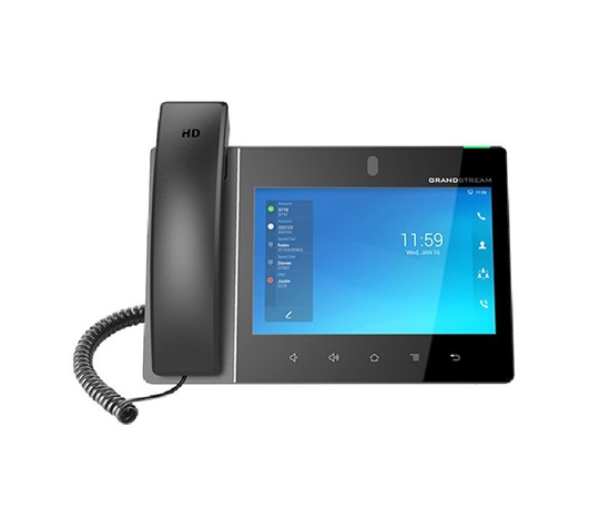 Grandstream GXV3380 [IP videotelefón so systémom Android 7.0, PoE, WiFi, 8" dotykový LCD displej, 2x 1Gbps, HDMI, Bluetooth, USB]