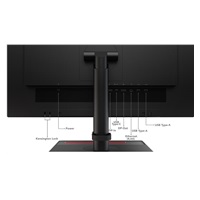 LENOVO LCD T24m-20 - 23.8",IPS,matný,16:9,1920x1080,178/178,6ms,250cd/m2,1000:1,DP,HDMI,USB-C,4xUSB,Vesa,Pivot