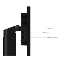 LENOVO LCD T24m-20 - 23.8",IPS,matný,16:9,1920x1080,178/178,6ms,250cd/m2,1000:1,DP,HDMI,USB-C,4xUSB,Vesa,Pivot