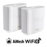 ASUS ZenWiFi XT9 2-pack Wireless AX7800 Tri-band Mesh WiFi 6 System, white