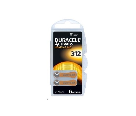 Duracell DA 312 P6 Easy Tab