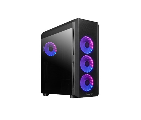 CHIEFTEC skříň SCORPION 4, ARGB, 4x 120mm, černá