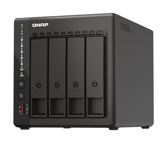 QNAP TS-453E-8G (4C/CeleronJ6412/2,6GHz/8GBRAM/4xSATA/2xM.2/2x2,5GbE/2xUSB2.0/2xUSB3.2/2xHDMI)