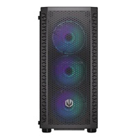 ENDORFY Case Signum 300 ARGB, Průhledná bočnice, ATX, 4x120mm, černá