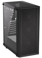 ENDORFY Case Ventum 200 Air, Průhledná bočnice, ATX, 4x120mm, černá