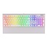 ENDORFY Klávesnice Omnis Pudding Onyx White Blue, Mechanická, USB, ARGB, bílá