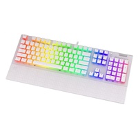 ENDORFY Klávesnice Omnis Pudding Onyx White Blue, Mechanická, USB, ARGB, bílá