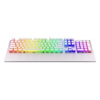 ENDORFY Klávesnice Omnis Pudding Onyx White Blue, Mechanická, USB, ARGB, bílá