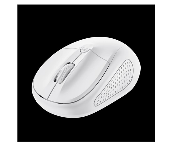 TRUST Myš PRIMO WIRELESS MOUSE MATT WHITE, USB, bezdrátová