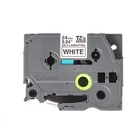 BROTHER TZESL251 - kazeta TZ šířky 24mm, lamino TZE-SL251, bílá/černé písmo