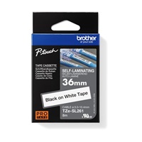 BROTHER TZESL261 - kazeta TZ šířky 36mm, lamino TZE-SL251, bílá/černé písmo