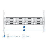 BAZAR - Synology RKS-02 sada posuvných ližin pro RackStation - rozbaleno