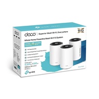 TP-Link Deco PX50(3-pack) WiFi6 Powerline Mesh (AX3000,2,4GHz/5GHz,3xGbELAN/WAN)