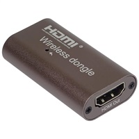 PremiumCord Wireless HDMI Adapter pro chytré telefony a tablety, Android, MIRACAST, iPhone,Win8 Pomocí Wi-Fi Direct technologie, zobrazí adaptér všechna vaše videa, filmy, audio soubory a obrázky na Vašem televizoru, monitoru nebo projektoru s velkým displejem z vašeho chytrého telefonu, tabletu nebo počítače bezdrátově. Jak to funguje? Zapojte bezdrátový HDMI adaptér do portu HDMI na Vašem televizoru nebo projektoru, zapojte USB kabel do adaptéru a současně do USB konektoru TV. Následně na tele
