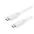 C-TECH kabel USB 3.2, Type-C (CM/CM), PD 100W, 20Gbps, 2m, bílý