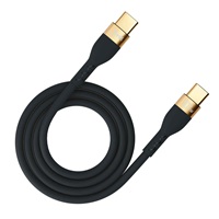 3mk datový kabel - Hyper Silicone Cable C to C 2m 100W, černá