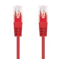 C-TECH kabel patchcord Cat5e, UTP, červený, 2m