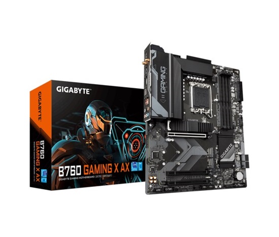GIGABYTE MB Sc LGA1700 B760 GAMING X AX, Intel B760, 4xDDR5, 1xDP, 1xHDMI, WI-FI