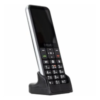 EVOLVEO EasyPhone LT, mobilní telefon pro seniory s nabíjecím stojánkem, černá