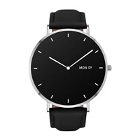 Garett Smartwatch Verona stříbrná, černý řemínek