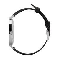 Garett Smartwatch Verona stříbrná, černý řemínek