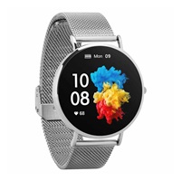 Garett Smartwatch Verona stříbrná, ocel