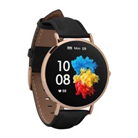Garett Smartwatch Verona zlatá, černý řemínek