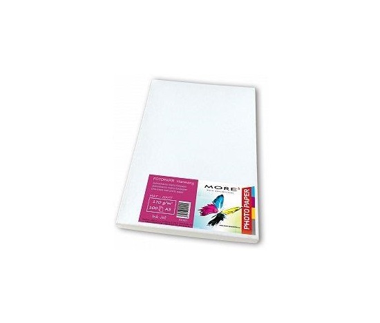 Fotopapír 170g, A3 matný, bílý, 100 listů, inkjet