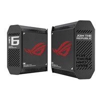 ASUS GT6 2-pack black Wireless AX10000 ROG Rapture Wifi 6 Tri-band Gaming Mesh System